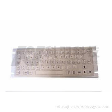 64 Key Indestructible Metal Keyboard NEMA4 , IK7 , Waterpro